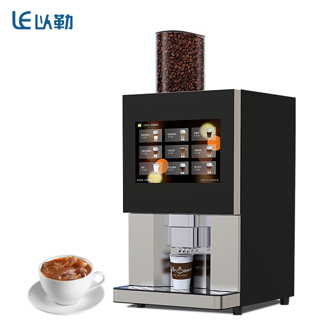 Alipay Wechat Pay เครื่องจำหน่ายกาแฟอัตโนมัติแบบพรีเมียม
